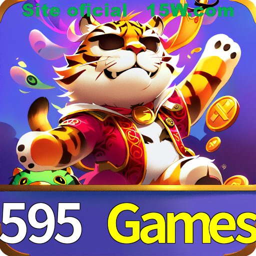 Imagem promocional da 595 Games mostrando a plataforma e suas vantagens